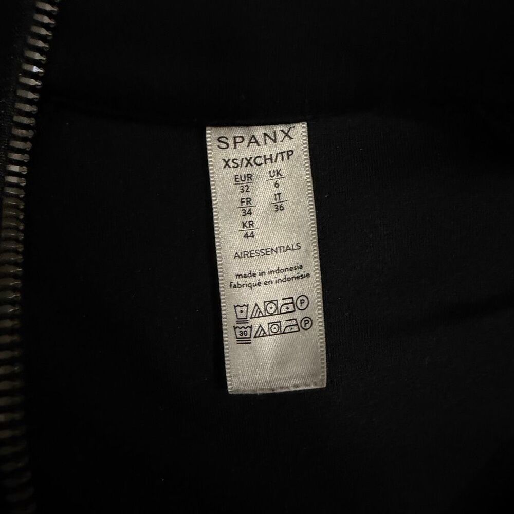 Spanx AirEssentials Black Half Zip Set Sz XS Athleisure Loungewear Travel Set - Picture 3 of 8